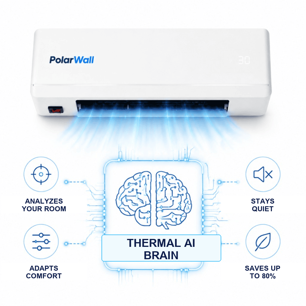 Chainmaxx Pro — 4-in-1 wall-mounted air conditioner, ultra slim, without external unit