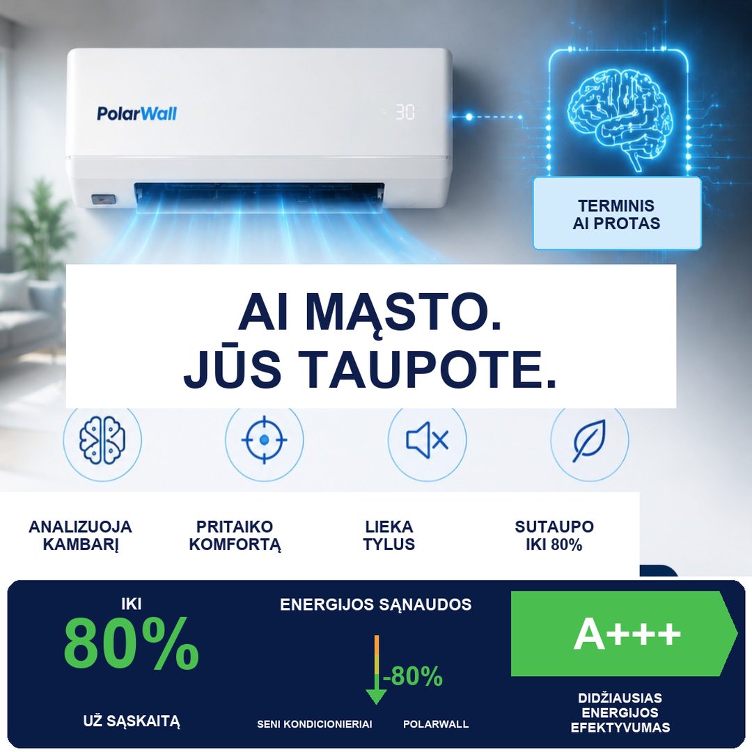 Chainmaxx Pro — šiluminis naudingumo koeficientas IA klasė A+++