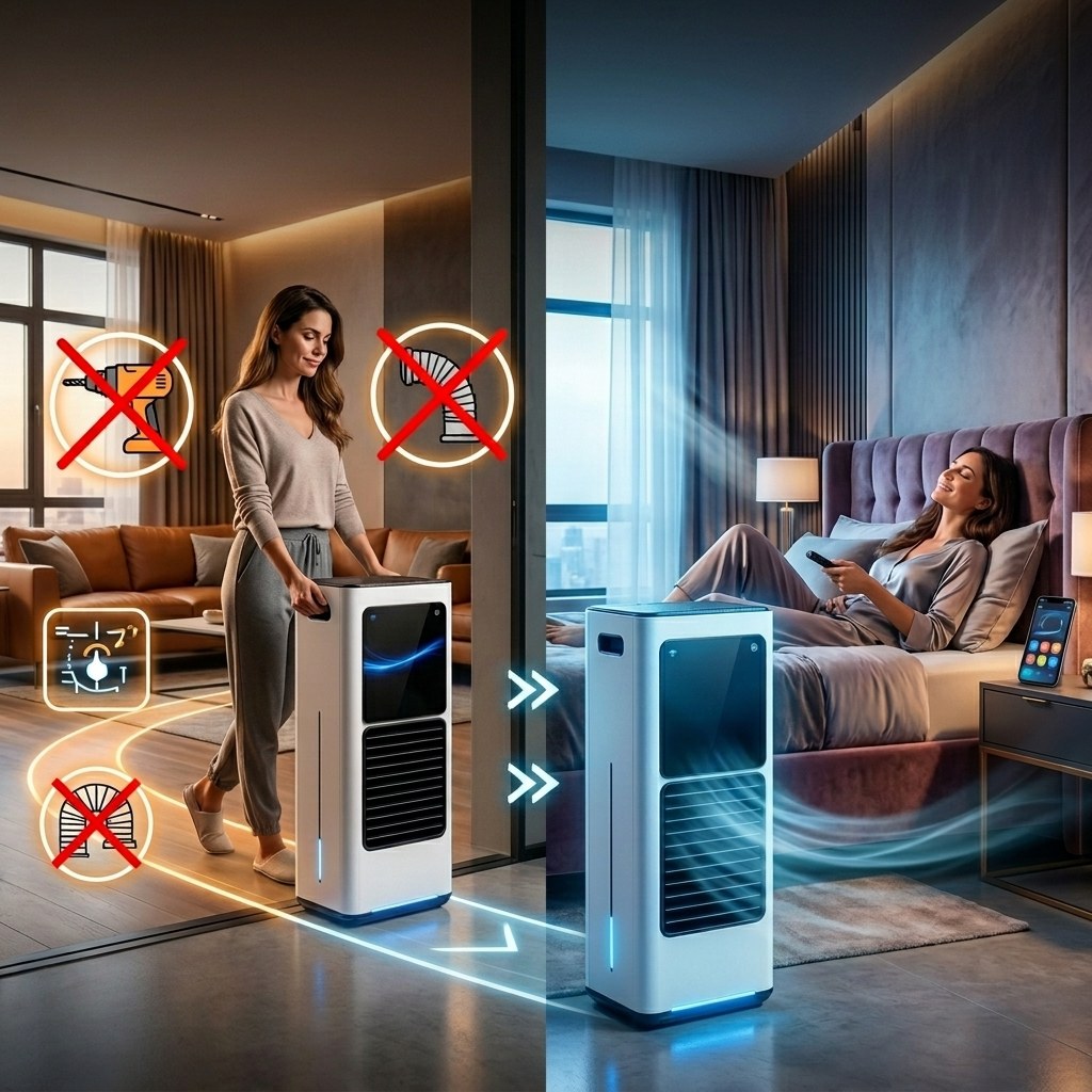 Dual Clima 3: plug and play: sin tubos, sin construcción