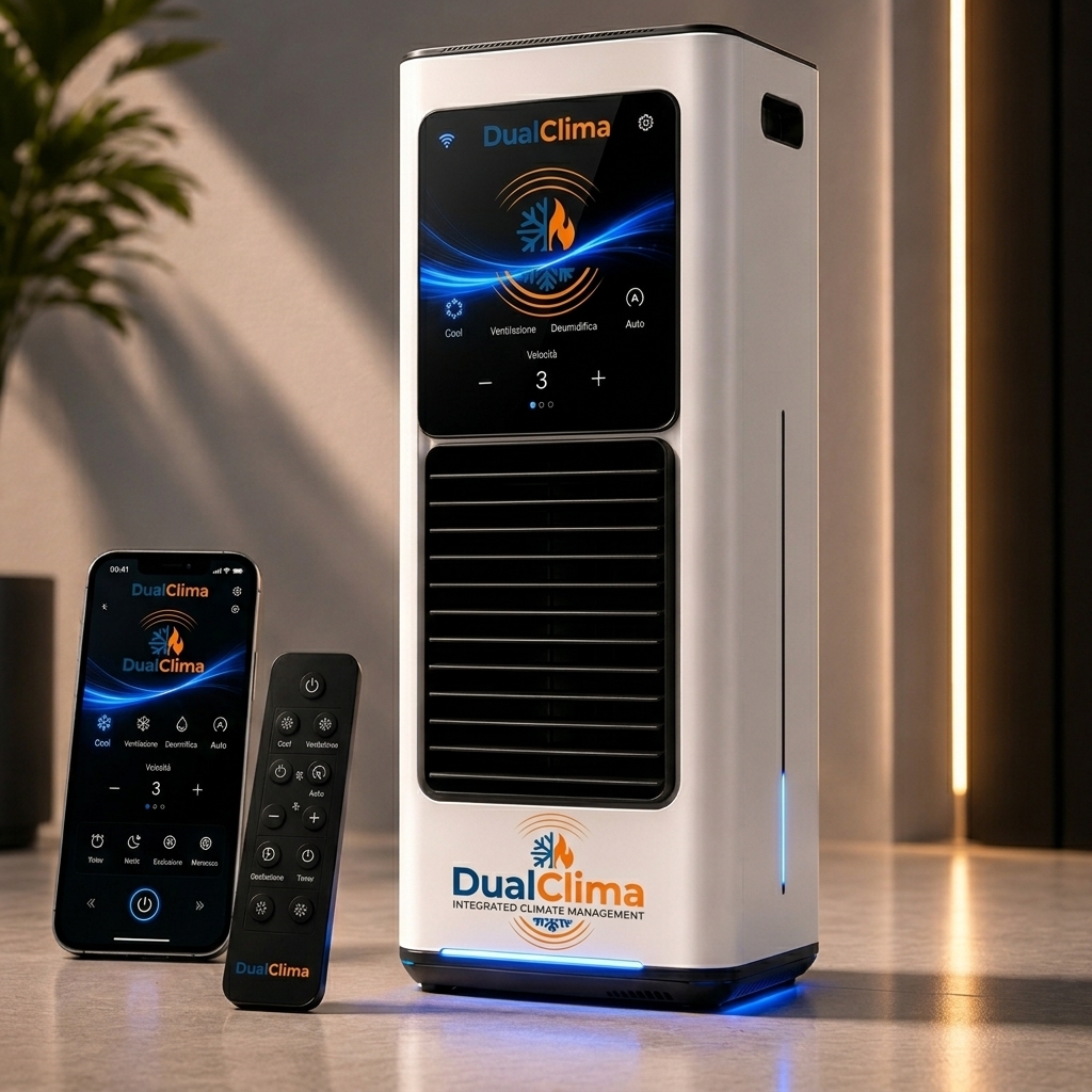 Dual Clima 3 – tragbares 4-in-1-Klimasystem, kühlt und heizt bis zu 100 m²